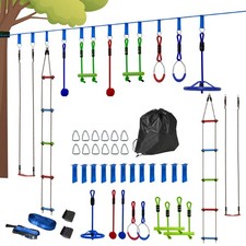 Kids Zip Line Garden Set –