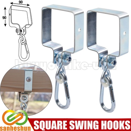 Swing hooks rings to - rings, (pair)