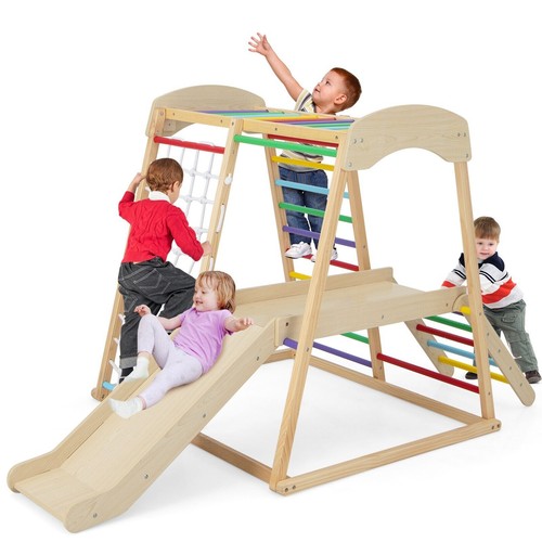Jungle colorful 1 wooden - jungle-colorful,